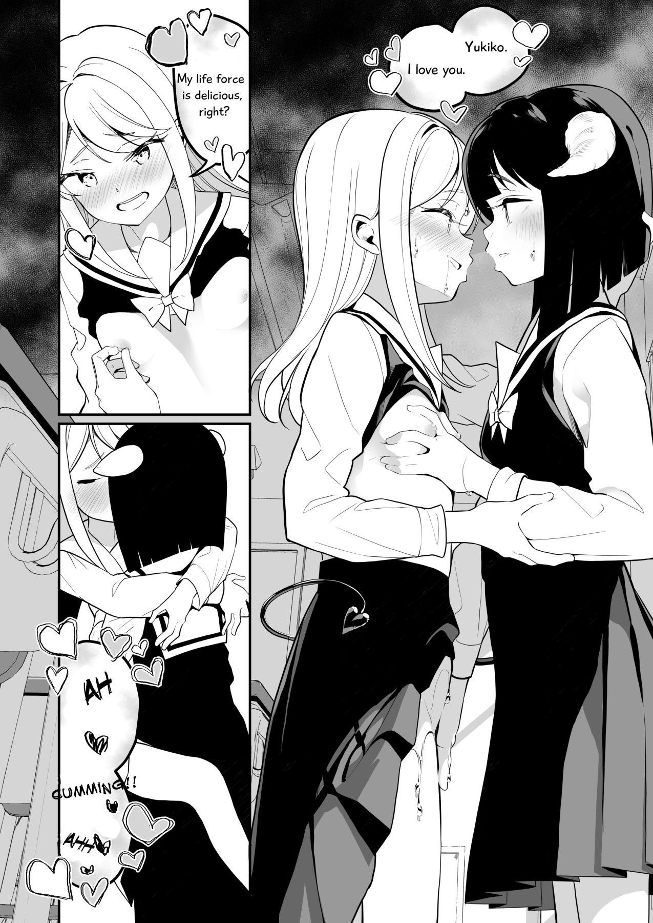 Hentai Manga Comic-Succubus Yuri Stories 1 and 2 (Ch.1-19)-Read-69